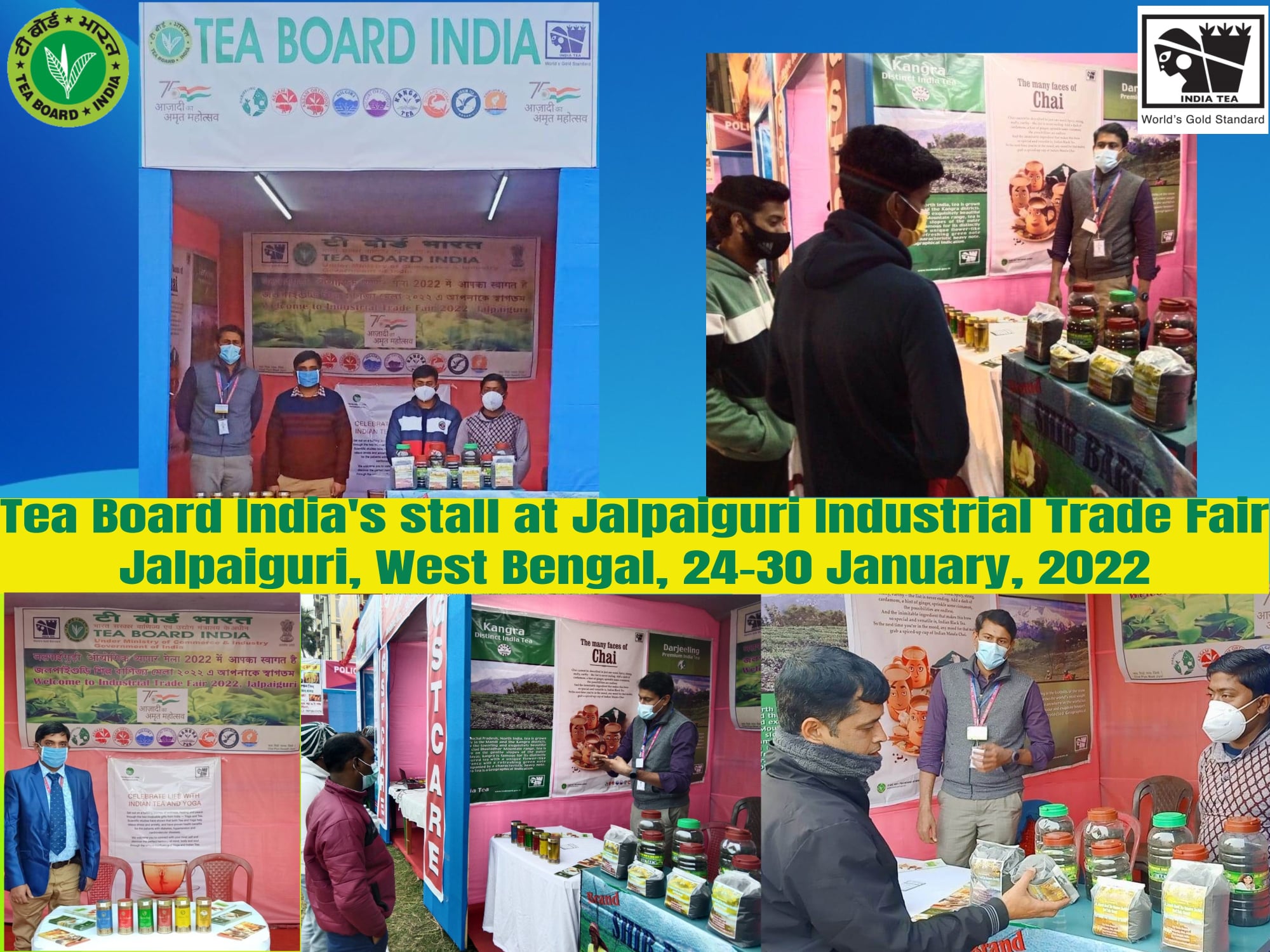 Tea Board India's participation at Jalpaiguri Industrial Trade Fair, 24-30 January 2022