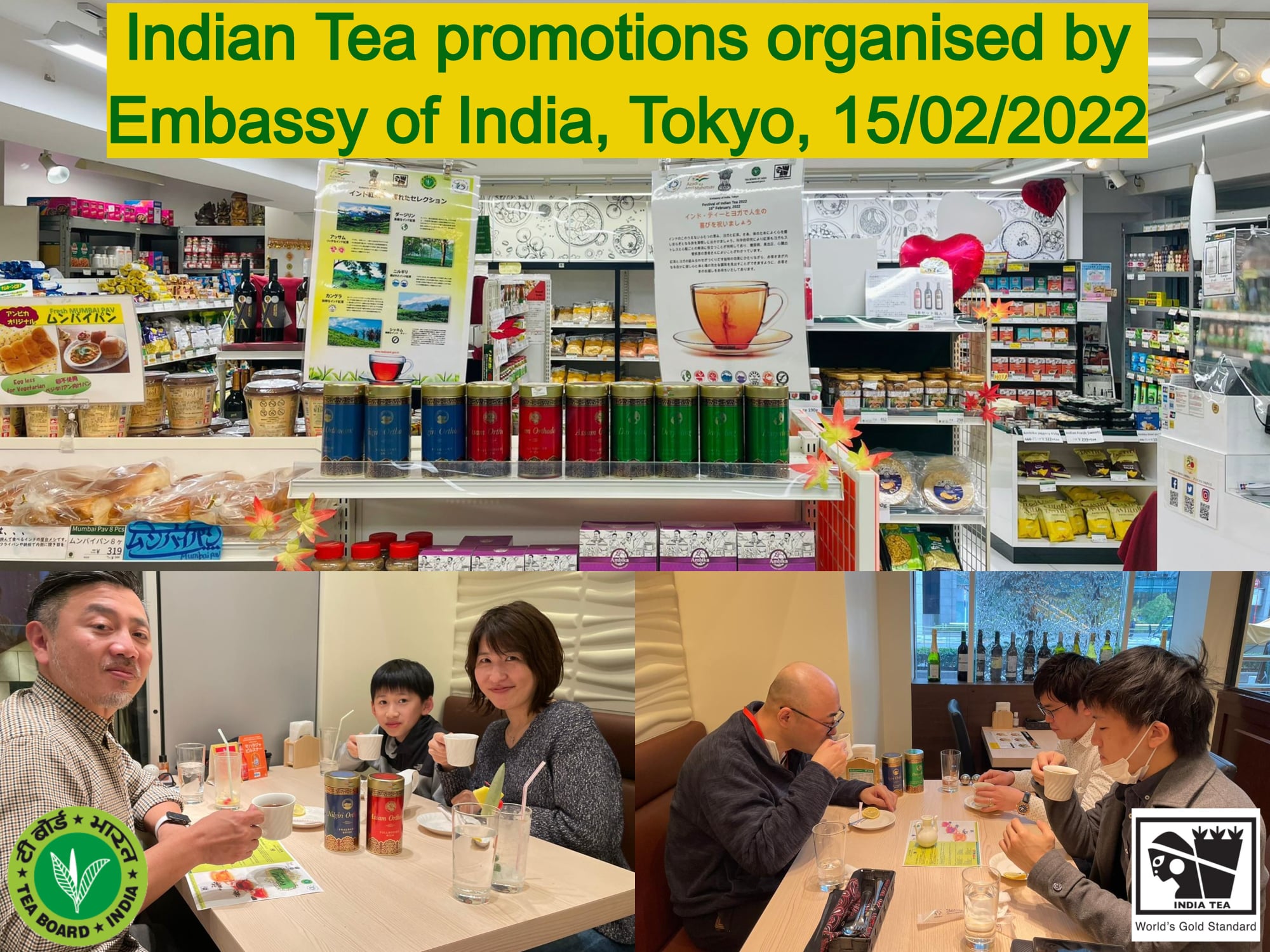 Indian Tea promotions organised by Embassy of India, Tokyo, 15-02-2022