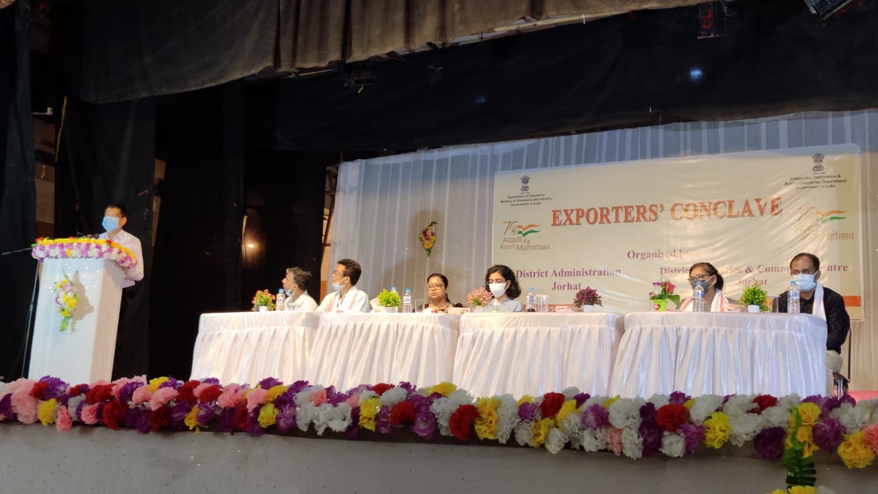 Exporters’ Conclave held at Jorhat, Assam on 25/09/2021