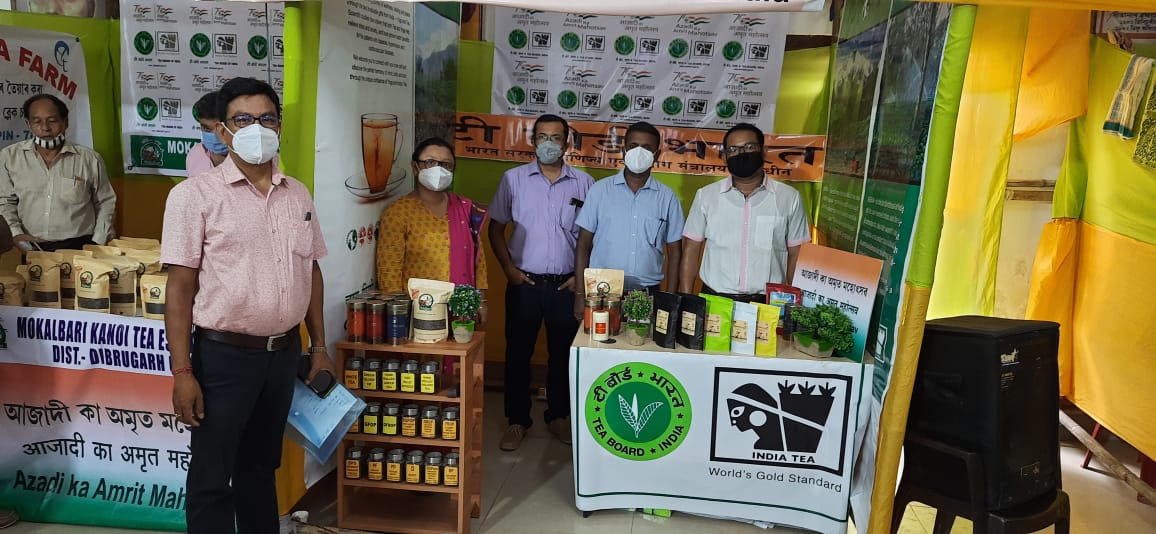 Tea Board India stall at the Exporters’ Conclave held at Dibrugarh, Assam on 24/09/2021