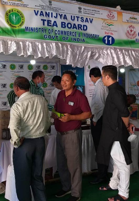 Tea Board India stall at Exporters’ Conclave, Itanagar, September 23-24, 2021