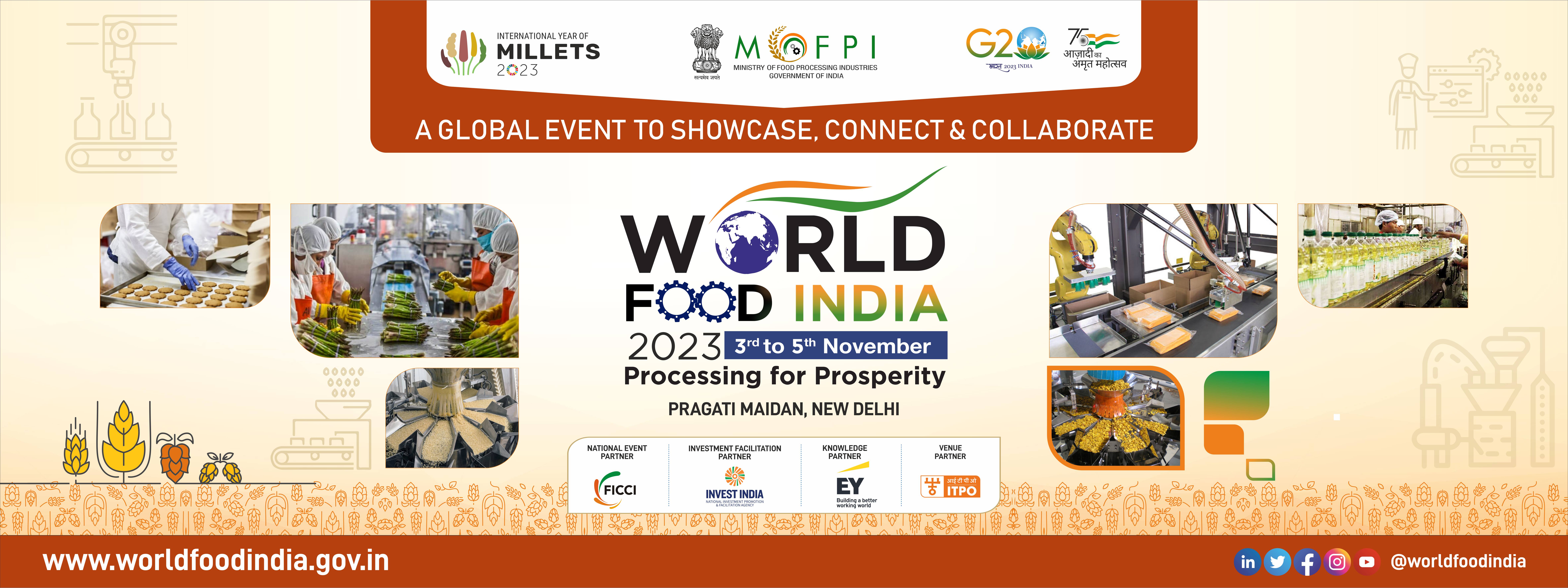 Please click here to visit the World Food India 2023 portal